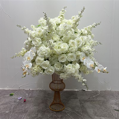 Grands centres de table de mariage floral